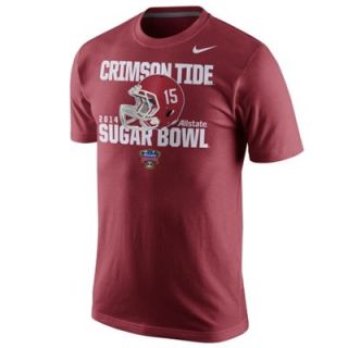 Nike Alabama Crimson Tide 2014 Sugar Bowl Bound T Shirt   Crimson   FansEdge