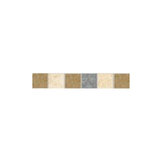 American Olean Lyndhurst Mosaics Meadow Ceramic Tile Border (Common 2 in x 2 in; Actual 11.87 in x 2.87 in)