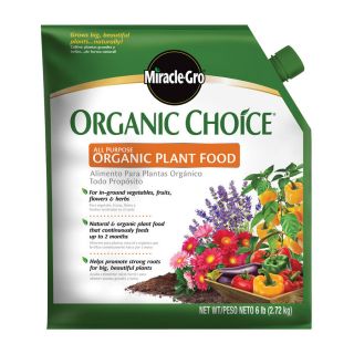 Miracle Gro 6 lb Organic Choice All Purpose Organic Flower and Vegetable Food Granules (7 1 2)