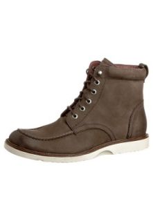 Wolverine   CLAPTON MOC TOE   Lace up boots   brown