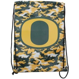 Oregon Ducks Camo Drawstring Backpack   Green/Yellow