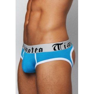 Timoteo Classic Jock Brief, Turquoise (Large) at  Mens Clothing store