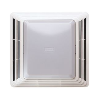 Broan 4 Sone 100 CFM White Bathroom Fan with Light