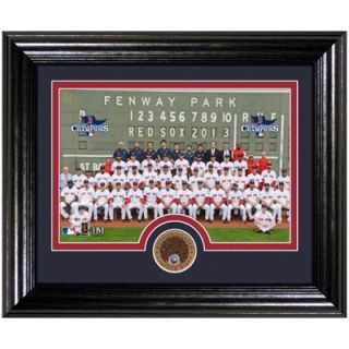 Boston Red Sox 2013 World Series Champions Team Dirt Coin Desktop Photomint