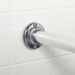 Zenith 60 in Chrome Straight Fixed Shower Rod