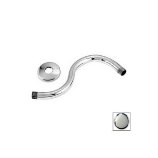 Westbrass Polished Chrome Shower Arm and Flange