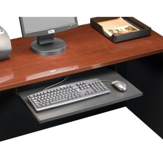 Sauder Via Soft Black Desk Keyboard Tray
