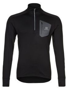 Salomon   TRAIL RUNNER   Sweatshirt   black