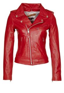 Schott NYC   Leather jacket   red