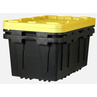 Centrex Plastics, LLC 2 Pack 17 Gallon Tote with Standard Snap Lid