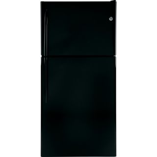 GE 20 cu ft Top Freezer Refrigerator (Black) ENERGY STAR