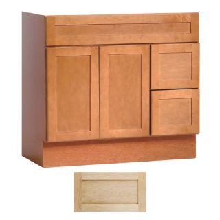 Insignia Crest 36 in x 21 in Natural Maple Transitional Bathroom Vanity