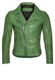 Freaky Nation   TWISTER   Leather jacket   green