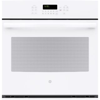GE 30 in Convection Single Electric Wall Oven (White)