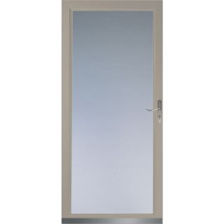 LARSON Sandstone Signature Low E Full View Tempered Glass Storm Door (Common 81 in x 32 in; Actual 80.8 in x 33.62 in)