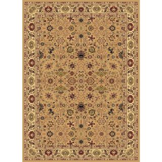 Rugs America New Vision 9 ft 10 in x 13 ft 2 in Rectangular Beige Floral Area Rug