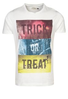 Jack & Jones   TRICK TEE SS EXP 13 ORG   Print T shirt   white