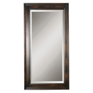 Global Direct 40 in x 70 in Heavily Distressed Black Stain Rectangular Framed Wall Mirror