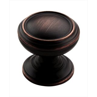 Amerock 1 1/4 in Oil Rubbed Bronze Revitalize Round Cabinet Knob