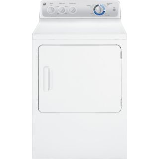 GE 7 cu ft Electric Dryer (White)