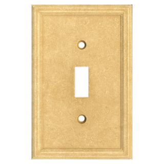 Somerset Collection 1 Gang Sahara Standard Toggle Cast Stone Wall Plate