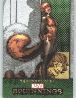 Marvel Beginnings #190 Squirrel Girl (Non Sport Comic Trading Cards)(Upper Deck   2012 Series 2) Toys & Games