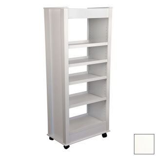 Venture Horizon White 59.5 in 5 Shelf Bookcase