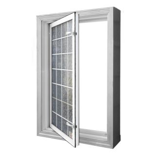 Wellcraft 29 3/4 in x 47 3/4 in White Double Pane Rectangle New Construction Egress Swing Window