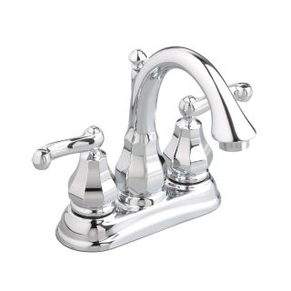 American Standard Dazzle Polished Chrome 2 Handle 4 in Centerset WaterSense Bathroom Sink Faucet (Drain Included)