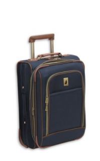 London Fog Luggage Fog Lites Collection 21 Inch Expandable Upright Suiter, Navy, One Size Clothing