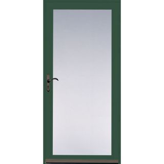 Pella Hartford Green Ashford Full View Safety Storm Door (Common 81 in x 36 in; Actual 81.04 in x 37.35 in)