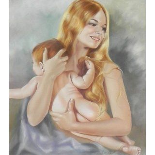 Art Mothers Love  Oil  Lynn Lupetti