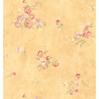 Brewster Wallcovering Apple Floral Print Sidewall Wallpaper