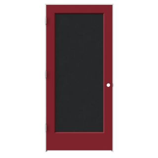 ReliaBilt 36 in x 80 in 1 Panel Square Hollow Core Textured Molded Composite Right Hand Interior Single Prehung Door