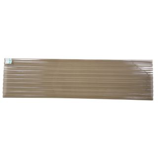 Tuftex 12 ft x 26 in .32 Gauge Translucent Smoke Corrugated Polycarbonate Roof Panel