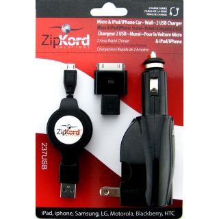 ZipKord iPhone Combination Charger
