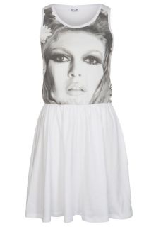 Brigitte Bardot   Jersey dress   white
