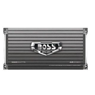 BOSS Audio AR3000D Armor 3000 watts Monoblock Class D 1 Channel 1 Ohm  Stable Amplifier with Remote Subwoofer Level Control