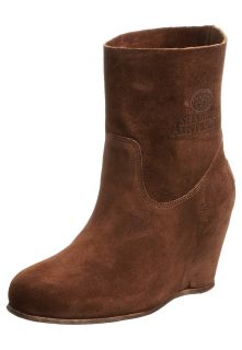 Shabbies Amsterdam   HAMMER   Wedge boots   brown