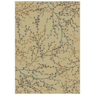 Shaw Living Berries 5 ft 3 in x 7 ft 10 in Rectangular Multicolor Transitional Area Rug