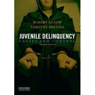 Juvenile Delinquency Causes and Control Robert Agnew, Timothy Brezina 9780199828142 Books