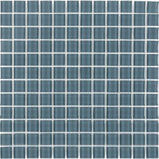 Elida Ceramica 12 x 12 Mosaic Arctic Grey Glass Wall Tile