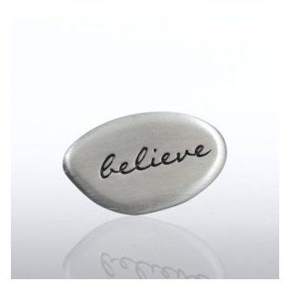 Lapel Pin   Stone Collection   Believe 