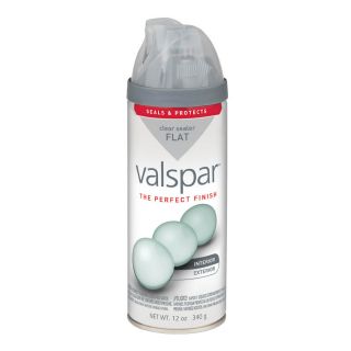 Valspar 12 oz Clear Flat Spray Paint