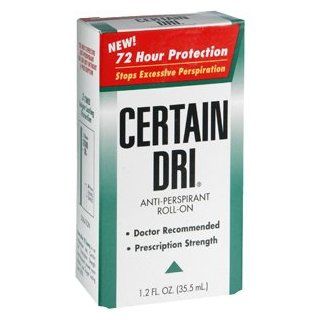 PACK OF 3 EACH CERTAIN DRI ANTI PERSP ROLL ON 1.5OZ PT#38485001140 Health & Personal Care