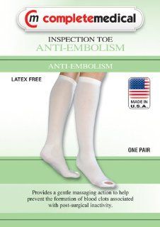 Anti embolism Stockings,xl/reg 15 20mmhg,below Knee, Open Toe Health & Personal Care