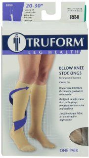 Truform 20 30 Below Knee Closed Toe, Beige, Medium Health & Personal Care