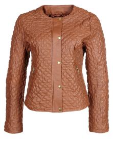 Essentiel Antwerp   DONFESSION   Leather jacket   brown
