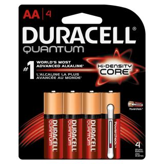 Duracell 4 Pack AA Alkaline Batteries