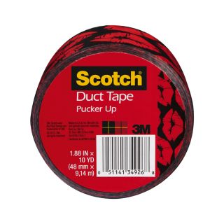 Scotch 1.88 in x 30 ft Red Lips Duct Tape